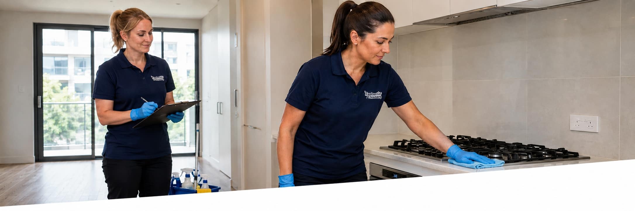End of lease cleaning in Melbourne, performed by a professional team following a REIV checklist
