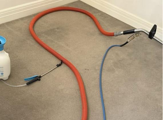 Carpet steam cleaning job in Brunswick, Melbourne