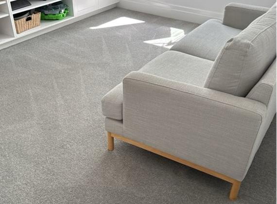 Living room carpet after steam cleaning in a Malvern home