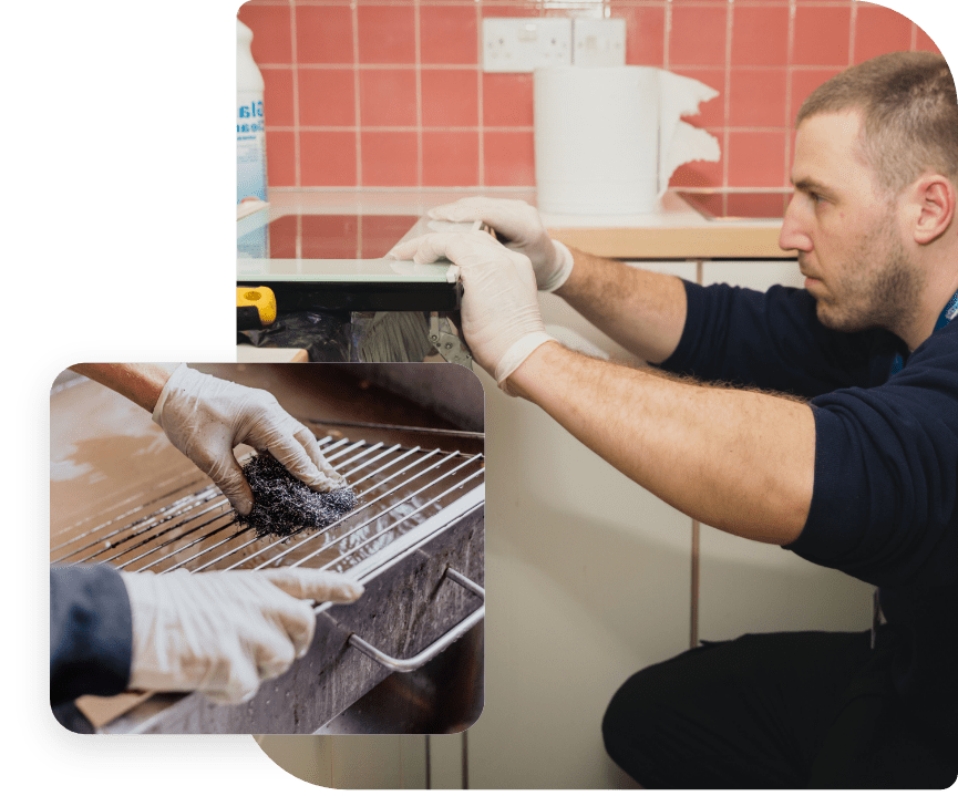 Oven-cleaning-process