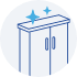 Tops of wardrobes
